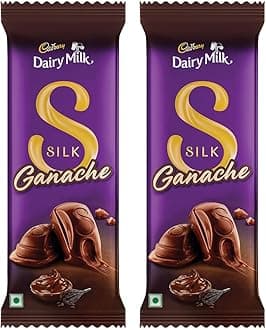 Cadbury Dairy Milk Silk Ganache Chocolate Bar, 146 Gm (Pack Of 2)