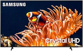 Samsung 65-Inch Class 4K Crystal UHD DU8000 Series HDR Smart TV w/Object Tracking Sound Lite, Motion Xcelerator, Ultra Slim Design, Gaming Hub, Alexa Built-in (UN65DU8000, 2024 Model)