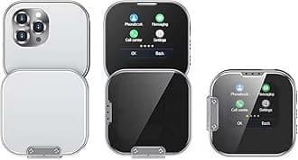 Mini Phone Mini Flip Touch Screen Mobile Phone with Rotating Screen – 1.69” Small Screen, Dual SIM Dual Standby, Pocket-Sized Compact Function Mobile Phone for Kids