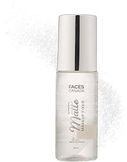 FACES CANADA Ultime Pro Matte Makeup Fixer, 100ml | Long Lasting Makeup Setting Spray | Keeps Makeup Intact | Flawless Matte Finish | Hydrates, Soothes & Refreshes Skin | Non Drying & Controls Oil