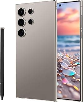 I25 Ultra Smartphone 8+256GB, 6.99" FHD+ Display, Snapdragon 8 Gen 3, 7000mAh, 68MP+108MP Cameras, Stylus Pen, Fingerprint & Face Unlock, GPS (Brown)