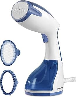 BEAUTURAL Steamer for Clothes, Portable Handheld Garment Fabric Wrinkles Remover, 30-Second Fast Heat-up, Auto-Off, Large Detachable Water Tank