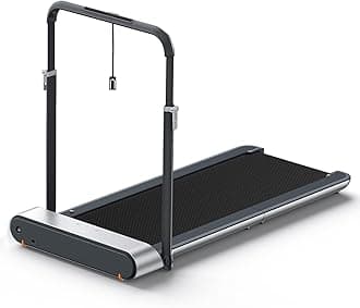 Folding Treadmill, 2 in 1 Walking Pad Under Desk Treadmill for Home and Office, Compact Foldable Design with App Control and LED Display