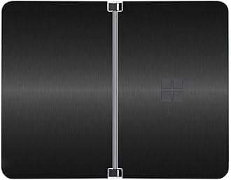 SopiGuard Sticker for Surface Duo Phone Edge-to-Edge Precision Vinyl Skin Wrap (3M Brushed Black)