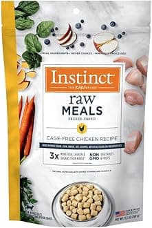 Instinct Raw Meals Freeze-Dried Chicken Cat Food, 9.5 oz. Bag