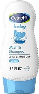 Cetaphil Baby Shampoo and Body Wash with Organic Calendula, Tear Free, Hypoallergenic, Ideal for Everyday Use, Dermatologist Tested, 7.8oz