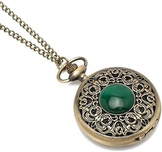 Pocket Analog Watch Pendant With Chain For Husband Unique Memorable Gift Dual Purpose Stainless Steel Clock For Men (Ybwatch_0036)