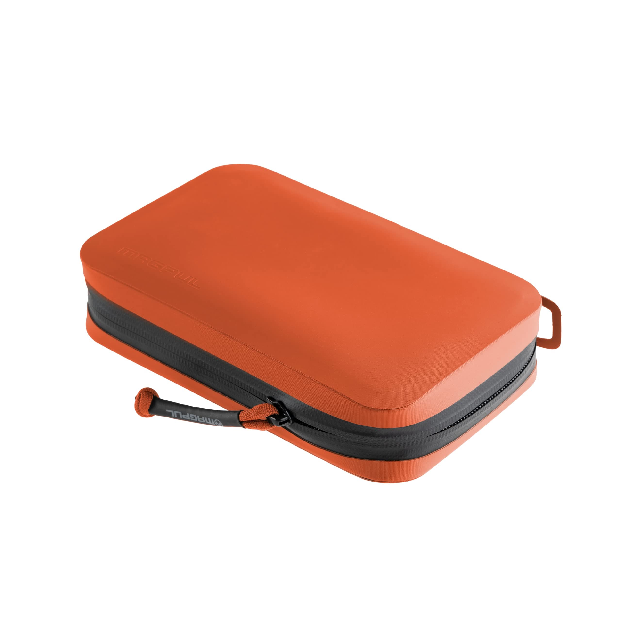 DAKA Utility Organizer Compact Semi-Rigid Multi-Purpose Case, Durable Water-Resistant Heavy Duty Compact Pouch, Orange