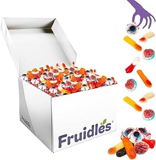 Fruidles Halloween Missing Body Parts Gummies, Fun And Festive Holiday Snacking (17.6 Pounds)