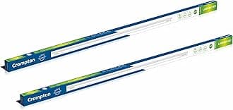 Crompton Laser Ray Neo 24W LED Batten |4 feet Slim Batten for Living Room & Bedroom | Energy Efficient Tubelight for Home | BIS Approved | Cool Day Light (6500K) (Pack of 2)
