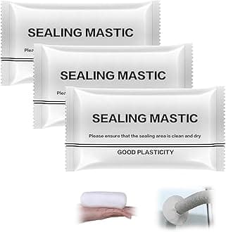 Waterproof Sealant Mastic, 2025 New Repair Sealing Clay Wall Gaps Filler, Quick Mending Mud for Drain Connection, Wall Hole, Air Conditioning Hole Waterproof Seal Putty (0.06 pounds/Pack) (3)