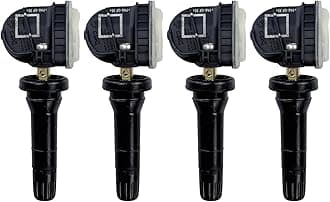 4Pcs TPMS Tyre Pressure Sensors, 2036832 Tire Pressure Monitoring System Sensorfor Replacement, Tire Pressure Monitoring Sensors Fit for Ford Ecosport/Fiesta/Focus