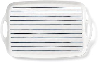 895239 Blue Bay Melamine Handled Platter, Lightweight Melamine Material