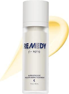 Remedy for Healthy Ageing: Anti-Aging Treatment for Wrinkles, Uneven Texture and Clay with Retinaldehyde, Argirelin, Matrixyl 3000, Glycolic Acid and Acid