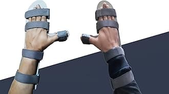 Aluminium Wrist Hand Support Static Cockup Splint For Stroke, Paralysis, Arthritic Diseases, And Fractures (Combo (L+R), M)