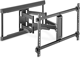Digitus Full-Motion TV wall mount - for 37-80" TVs or monitors - 60 kg max. load - VESA 200x100 to 600x400 - extendable, swivelling, tilting - integrated cable management - black