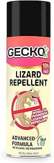 Shadow Securitronics Gecko Aerosol Based Odour Free Herbal Lizard Repellent Spray | Eco-Friendly & Biodegradable | Irritant &Chemical-Free | 220 ml (60 Days Protection) PK of 1-FORMULATION 10X
