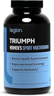 Triumph Daily Sport Multivitamin Supplement - Vitamins and Minerals for Athletes Helps with Energy for Sports & Bodybuilding Workouts. 30 Servings (Women)