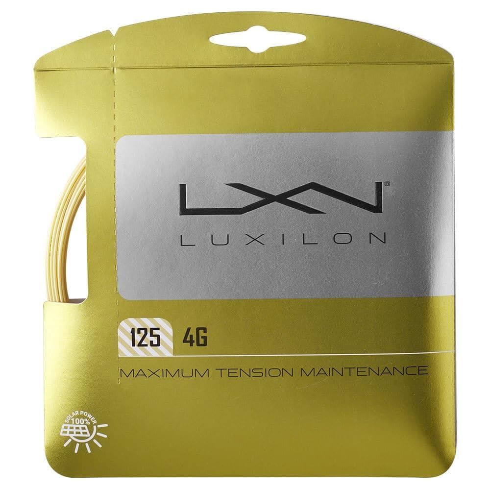 Luxilon 4G 125 Tennis String - Set, Gold