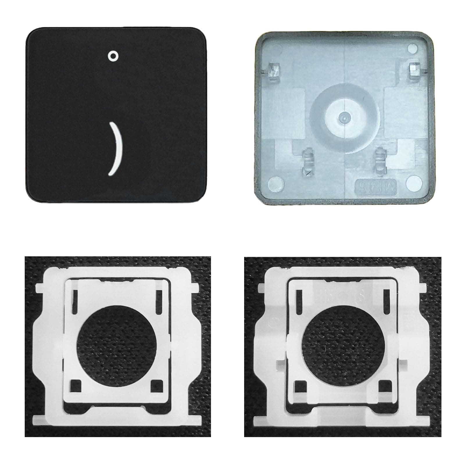 Individual Key Cap with Hinge Replacement for MacBook Pro (M1 M2) A2141 A2251 A2289 A2338 A2442 A2485,Replace for MacBook Air A2179 A2337 A2681 Keyboard Keycap (" 。）" Key)