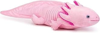 ZHONGXIN MADE Axolotl Plush Toy - 20" Pink Axolotl Fish Lizard Creepy Stuffed Animals Cute Pink Reptilian Toys Real Plushie Toy, Unique Plush Gift Collection for Kids