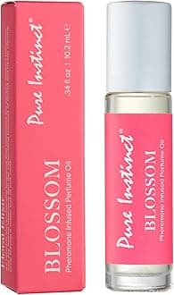 BLOSSOM The Original Pheromone Infused Essential Oil Perfume Cologne - For Her Women - TSA Ready (Roll On Bottle 0.34 Fl. Oz./10.2mL)