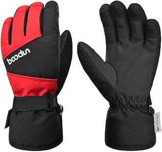 TRIWONDERKids Ski Snow Gloves Winter Cold Weather Windproof Warm Snowboard Sport Mittens for Boys Girls