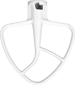MEET JUICE K45B Coated Flat Beater, Compatible with KitchenAid Paddle for Mixer, KitchenAid Accessories and Attachments Fits for 4.5-5 Quart Tilt-Head Stand Mixer