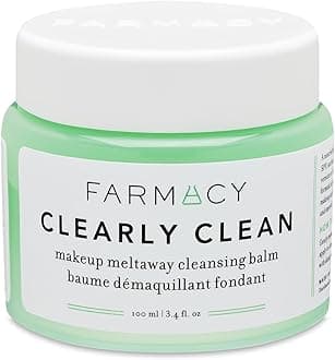 Makeup Remover Cleansing Balm - Clearly Clean Fragrance-Free Makeup Melting Balm - Great Balm Cleanser for Sensitive Skin 3.4oz