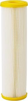 Pentek ECP50-10 Pleated Cellulose Polyester Filter Cartridge, 23cm - 1.9cm x 5.1cm - 1.6cm , 50 Microns
