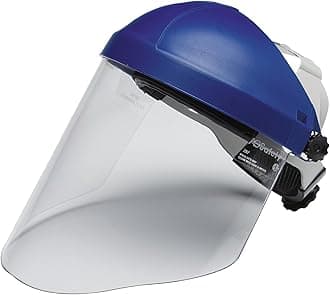 3M H8A Ratchet Headgear and Visor Combination Clear Faceshield, Complete Headgear and Face Shield Safety System