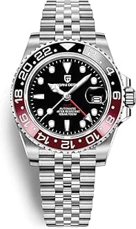 Men Watch Pagani Design GMT Watches for Men Automatic 40MM Date 100M Waterproof Stainless Steel Sapphire Glass Mechanical Wristwatches PD-1662