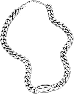 Diesel stainless steel chain necklace for men