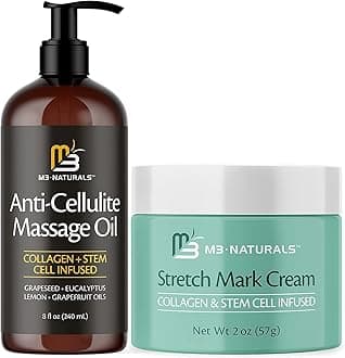 M3 Naturals Anti-Cellulite Oil + Stretch Mark Cream