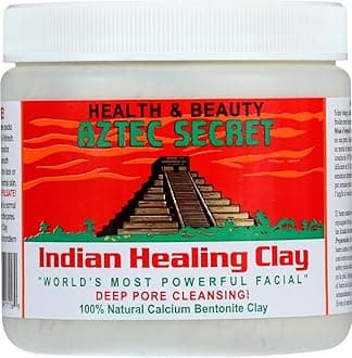 Aztec Secret Indian Healing Clay, Deep Pore Cleansing, Facial & Body Mask – The Original 100% Natural Calcium Bentonite Clay, 1 Pound