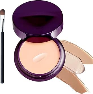 Evanesce Soft Matte Cream Concealer,Evanesce Soft Matte Cream Concealer,Full Coverage, Covers Scars, Blemishes, And Tattoos Full Coverage (Ivory white)