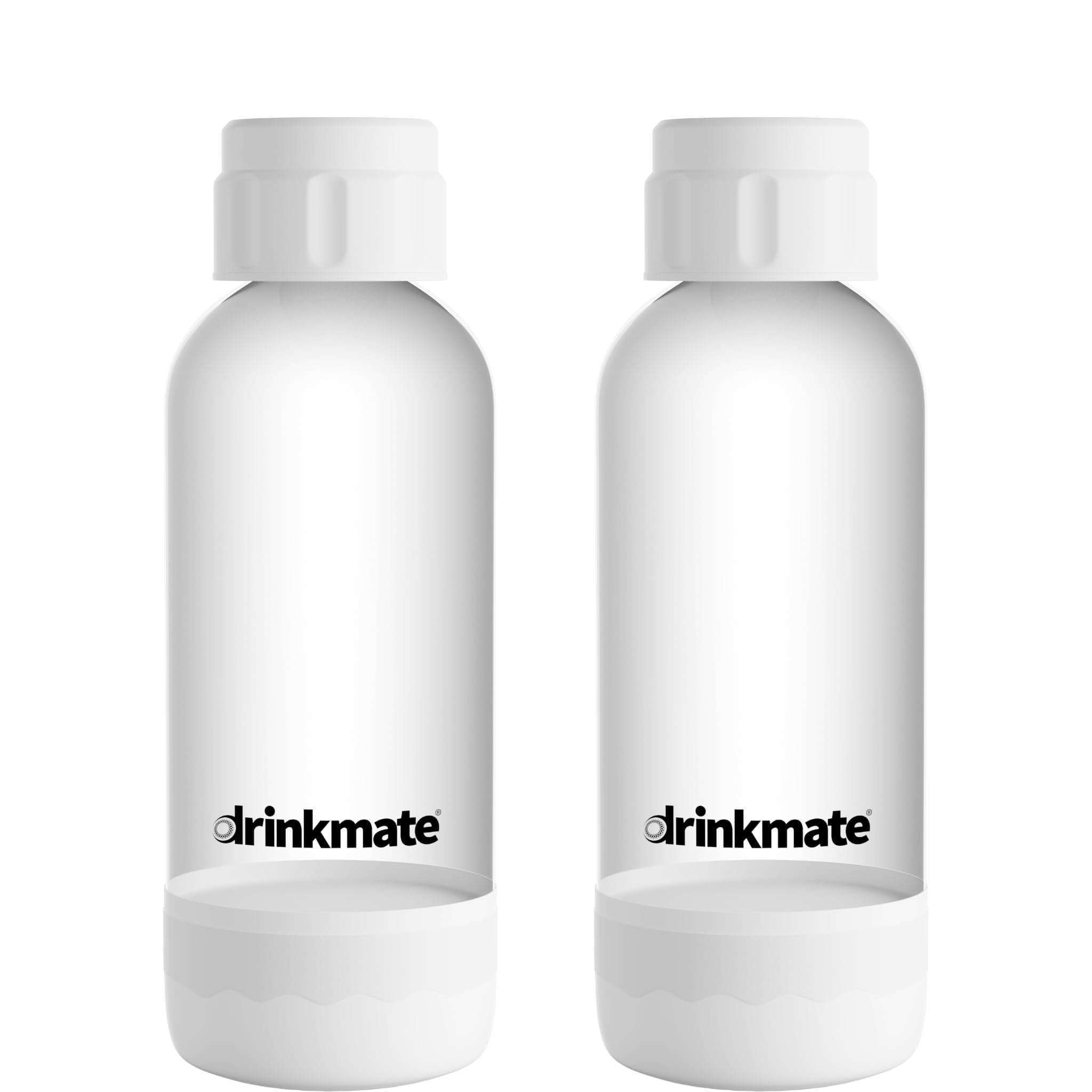 0.5L Carbonating Bottles - White (2 Pack)