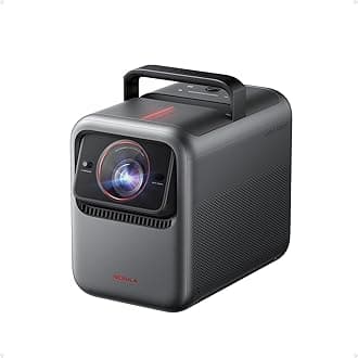 X1 Triple Laser 4K Projector, 3,500 ANSI Lumens, 56,000:1 Contrast, 40W Stereo Sound, 0.9-1.5 Optical Zoom, Smart AI, Dolby Vision, 300" Screen, Built-in Micro Gimbal, GTV, HDMI 2.1 & USB-C