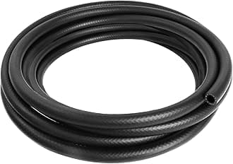 1/4 Inch (6mm) ID Fuel Line Hose, 15 FT 300PSI Push Lock NBR Rubber Hose for Automotive