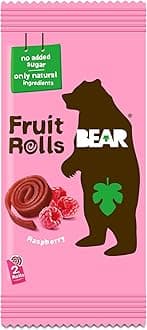 Bear Yoyo 100 Percent Fruit Rolls Raspberry 20 g (Pack of 18)