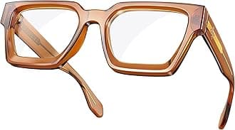 VISOONE Blue Light Blocking Glasses Rectangle Chic Preppy Look MultiColor Frame for Women Men RIVER