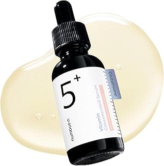 No.5 Serum | Vitamin Concentrated Serum | Glutathione, Vitamin C | Hyperpigmentation, Acne Scars | Suitable for Sensitive Skin, Korean Skincare | 30 ml