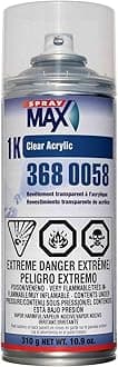 Spray max 10.6oz Aerosol - - 1k Acrylic Clearcoat 3680058