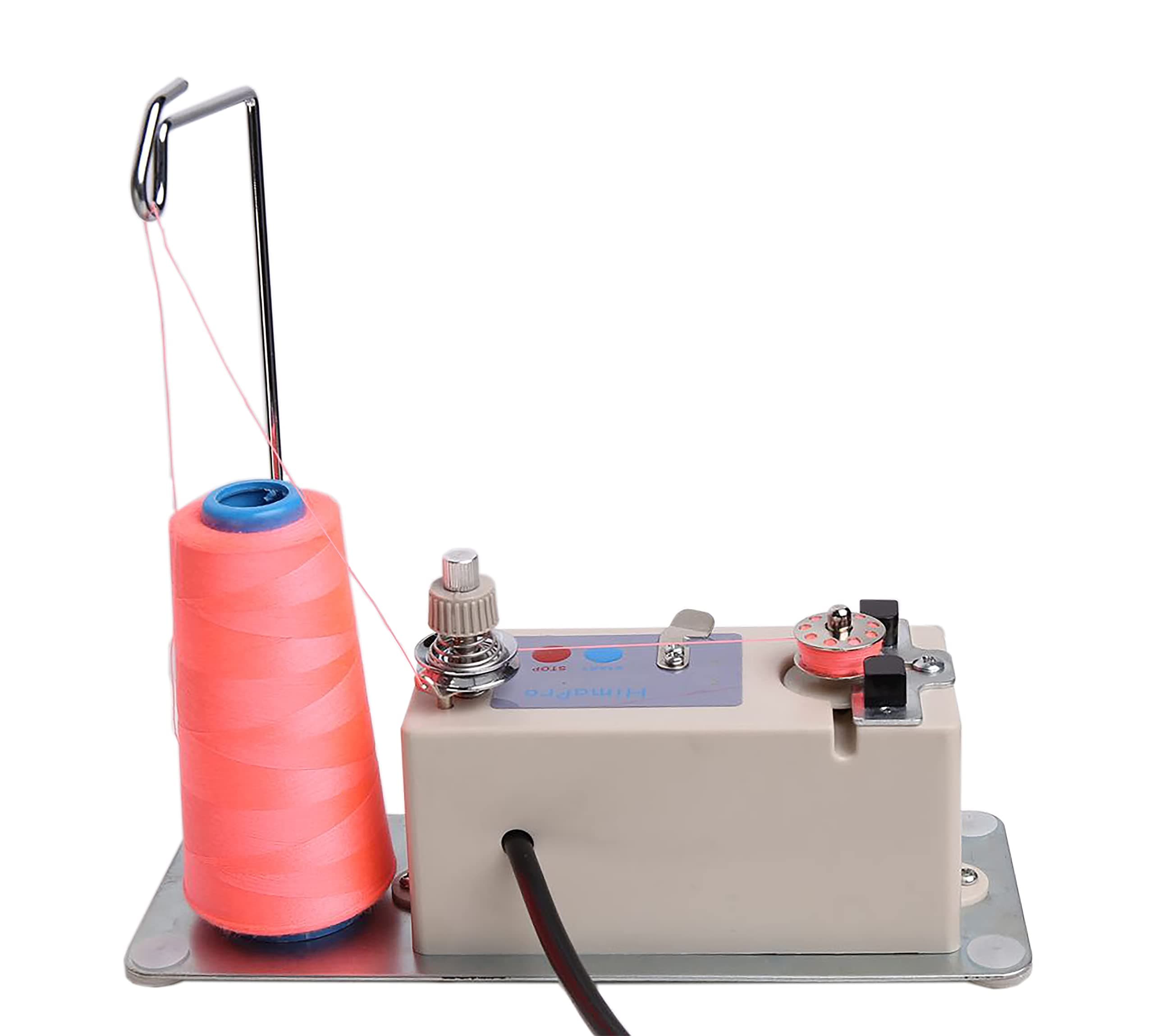 HimaPro Automatic Bobbin Winder for Sewing Machine Electrical Bobbin Winder Electric Bobbin Winder - Adjustable Bobbin Slot - Fast and Efficient Winding Experience