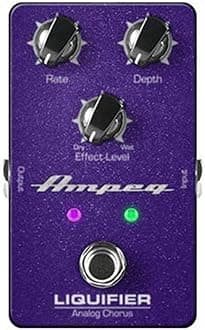 Ampeg Bass Chorus Effect Pedal, Purple, Liquifier (LIQUIFIER)