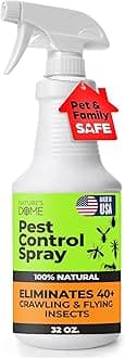 Eco-Friendly Indoor Bug Spray – 32 oz – Natural Essential Oils for Ant, Roach, Spider, Earwig, Flea & Insect Control – Child & Pet Safe, Fast-Acting Indoor/Outdoor Bug Control