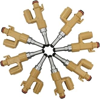 set of 8pcs Nozzles Fuel Injectors for 2008 2009 2010 2011 2012 2013 Toyota Tundra Sequoia Land Cruiser GX460 Lexus 4.6L 5.7L 23250-0S020