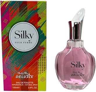 Women Perfume Silky Pour Femme Eau de Parfum Natural Spray Elegant Scent Fragrance for all Skin Types 3.3 Fluid Ounce