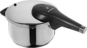 Perfect Pressure Cooker 4.5 L Premium Polished Stainless Steel 2 Cooking Levels All-in-One Rotary Knob, Dishwasher Safe, Diameter Suitable for Induction, Stainless Steel, Silver, 22 cm