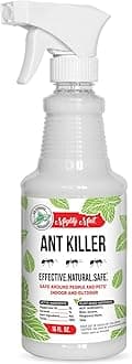 Peppermint Oil Ant Killer Spray – Natural Ant Repellent for Indoor & Outdoor Use – Plant-Based Insect & Pest Control – 16 oz